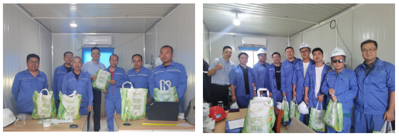 关怀一线 致敬匠心 | 加拿大pc28预测股份开展项目现场夏日“送清凉”慰问活动